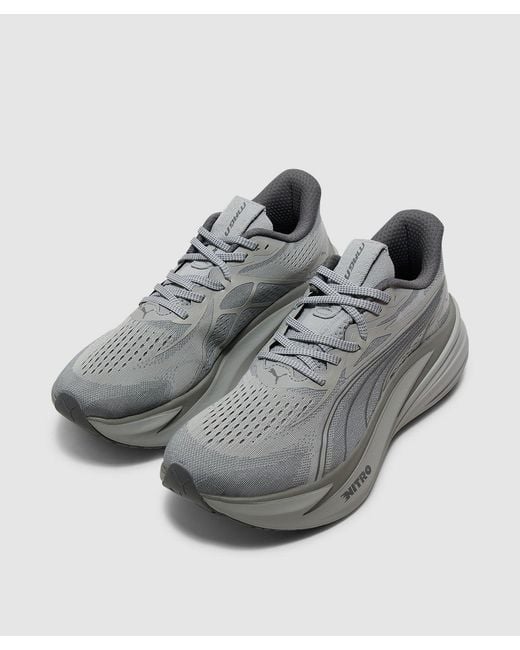 PUMA Gray Magmax Nitro 2 Sneaker Echo for men