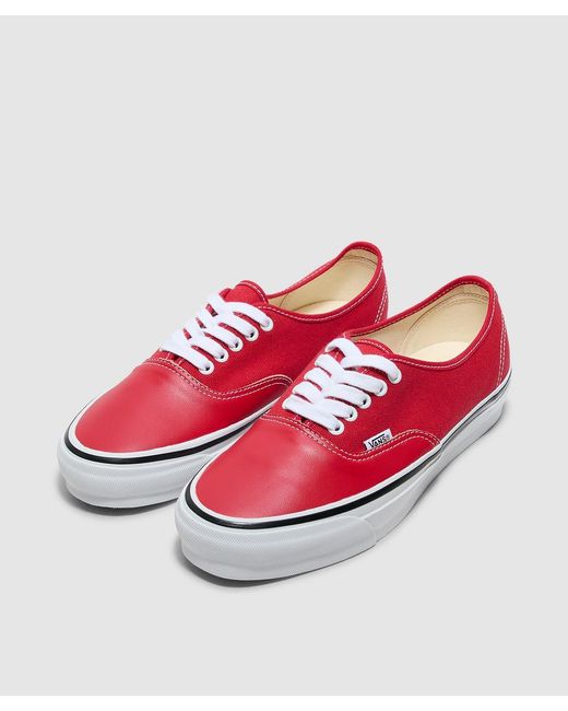 Vans Red Otw Authentic 44 Siped Vibram Sneaker Racing for men