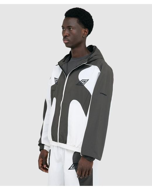 Umbro White X Slam Jam Guarding Masked Tracksuit Jacket /Dark for men