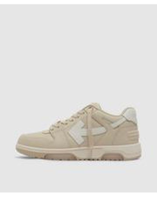 Off-White c/o Virgil Abloh Natural Out Of Office Leather Sneaker for men