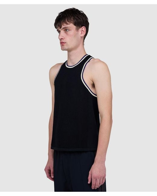 Adidas Originals Black Y3 Knit Vest for men