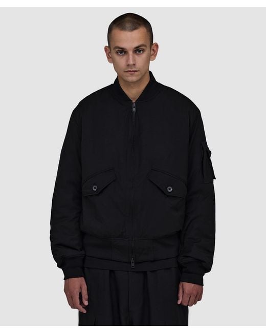 Y-3 Blue Bomber Jacket for men