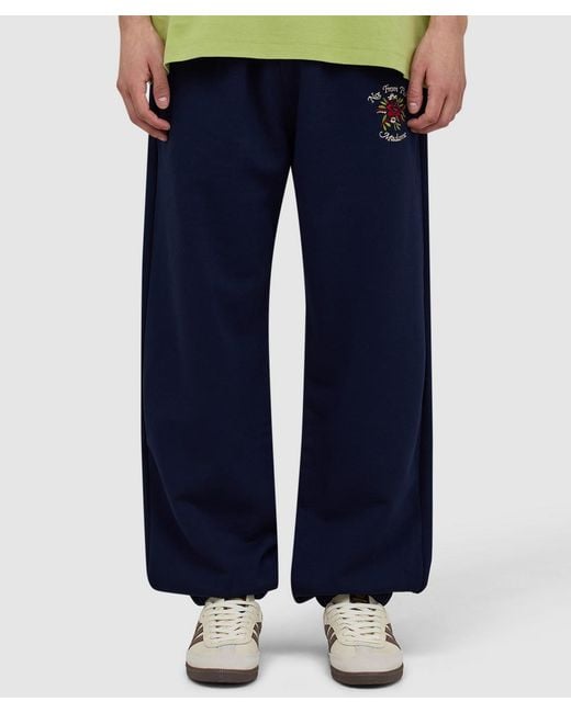 Drole de Monsieur Blue Nfpm Rose Sweatpant for men