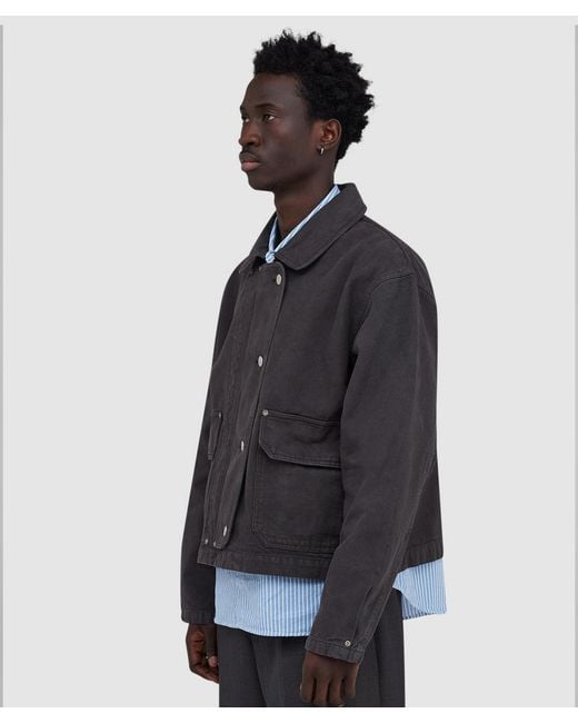 mfpen Blue Courier Jacket (Washed Canvas for men