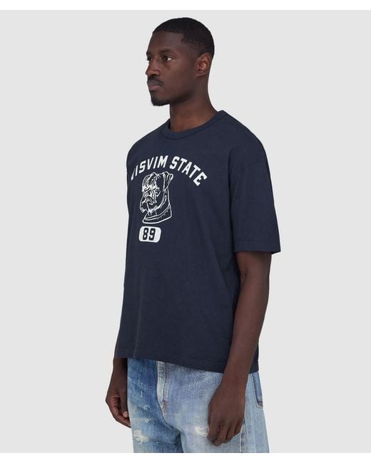Visvim Blue Box 89 Dmgd T-Shirt for men