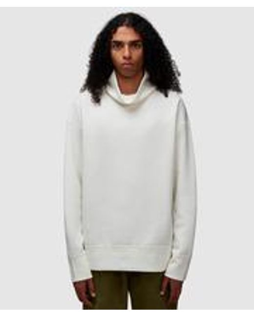 Nike Gray Tech Fleece Turtleneck Sweatshirt for men