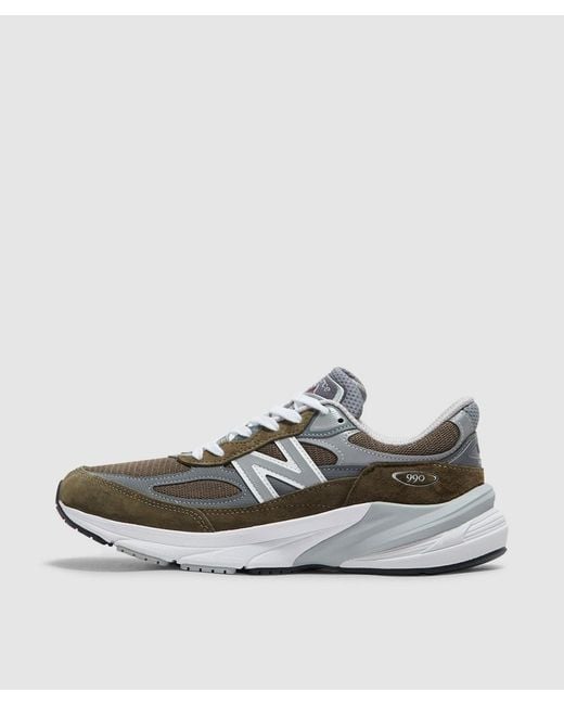 New Balance Green Mius 990V6 Sneaker for men