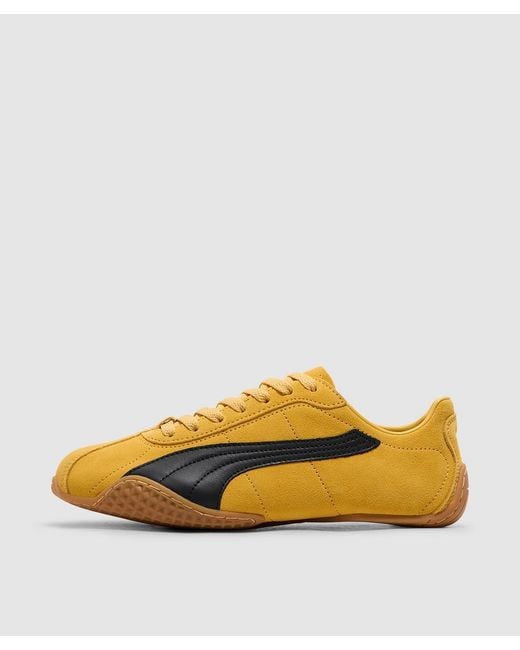 PUMA Yellow K-Street Suede Sneaker (Mustard Seed for men