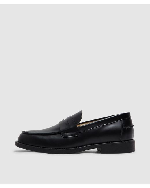 Duke & Dexter Black Wilde Penny Loafer (