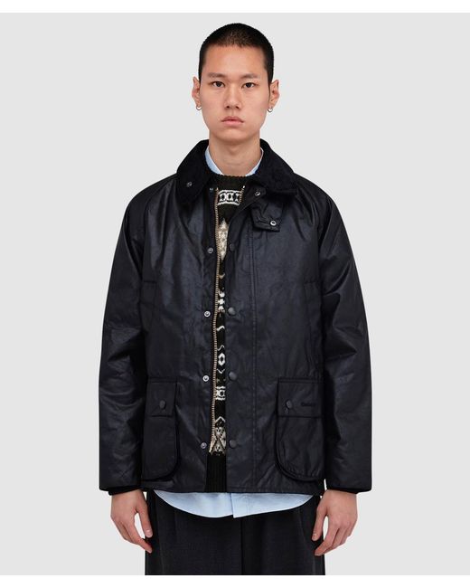 Barbour Blue Bedale Wax Jacket for men