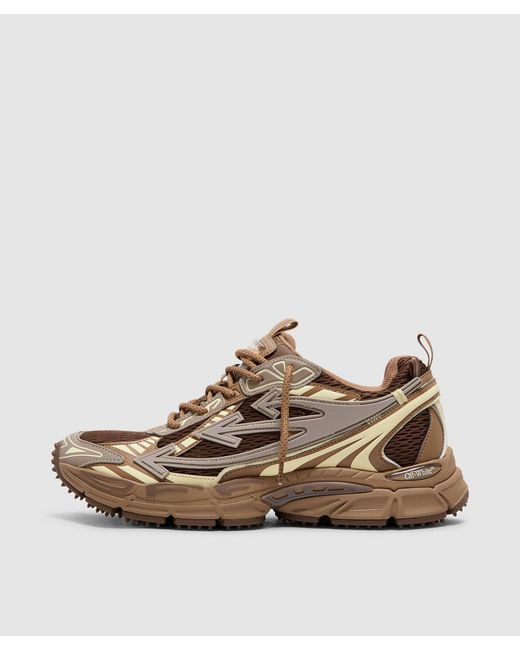 Off-White c/o Virgil Abloh Brown Be Right Back Sneaker (Dark/ Cream