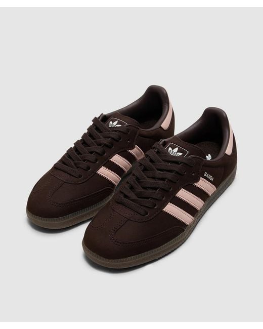 Adidas Brown Samba Og Sneaker (Aurora Coffee/Sandy/Ftwr for men