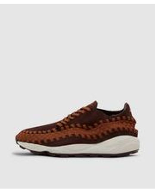 Nike Brown Air Footscape Woven Sneaker for men