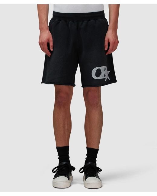 Cole Buxton Lightweight Distressed Short (Vintage in Black for Men