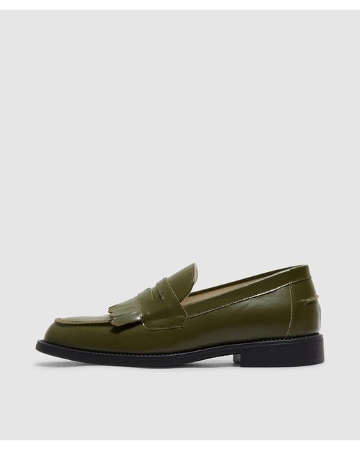 Duke & Dexter Green Wilde Fringe Penny Loafer for men