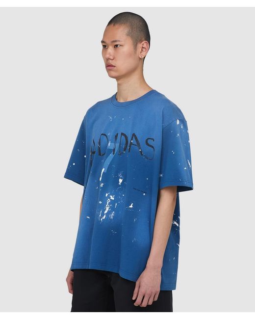 Adidas Blue X Song For The Mute Adi007 T-Shirt (Dusky Petrol for men