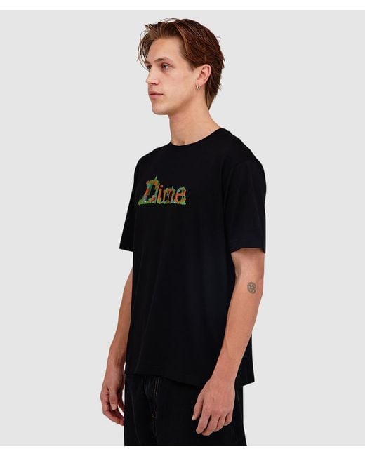 Dime Black Classic Craft T-Shirt for men