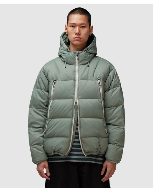 FRIZMWORKS Green Altavia Down Parka Jacket (Light for men