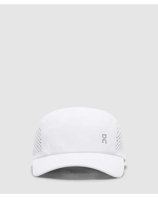 On Shoes White Lightweight Cap