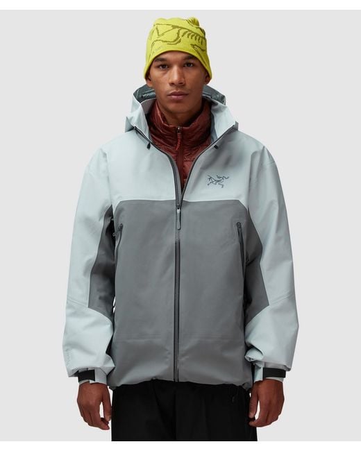 Arc'teryx Beta Ar Jacket (Solitude/ Void in Grey for Men Arc'teryx Beta Ar Jacket (Solitude/ Void in Grey for Men