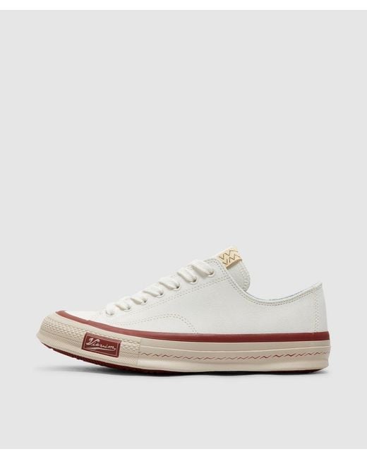Visvim White Skagway Lo Suede Sneaker for men