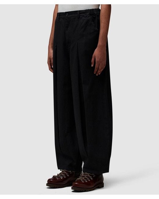 【ANGLAN】Stripe Two Tuck Wide Pants MUSINSA | ANGLAN Decent Pocket Deep Tuck Wide Pants - Black