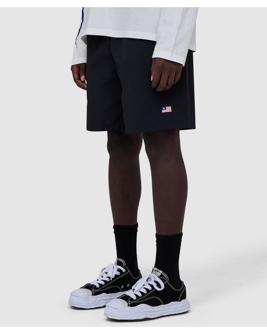 Cole Buxton Blue Mini Flag Short for men