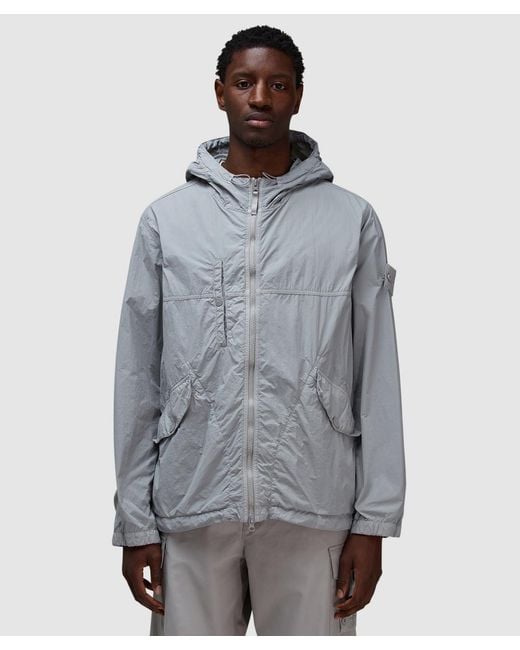 ジャケット・アウター STONE [2017AW Smerigliata Hooded] Stone Island Smerigliato Ghost Jacket in Gray for Men | Lyst