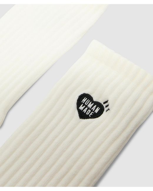 Human Made White Pile Sock