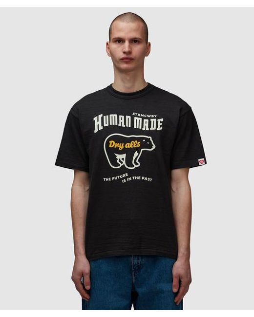 Human Made Black Polar Bear T-shirt for men