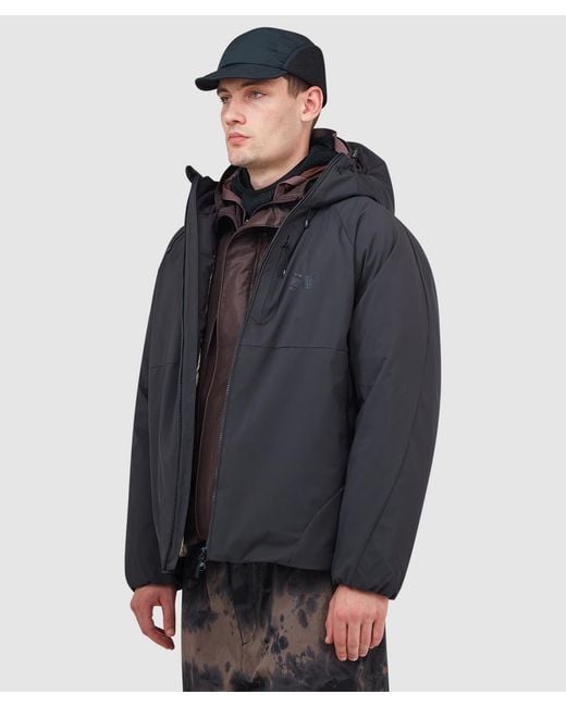 Purple Mountain Observatory Gray Shield Puffa Jacket for men