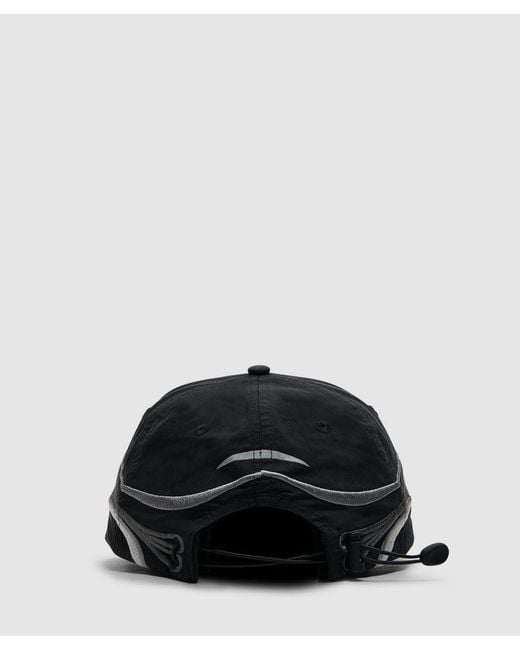 Roa Black Pursuit 6 Panel Cap