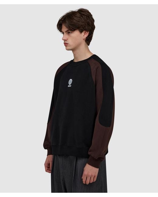 Metalwood Black Alien Crewneck Sweatshirt for men