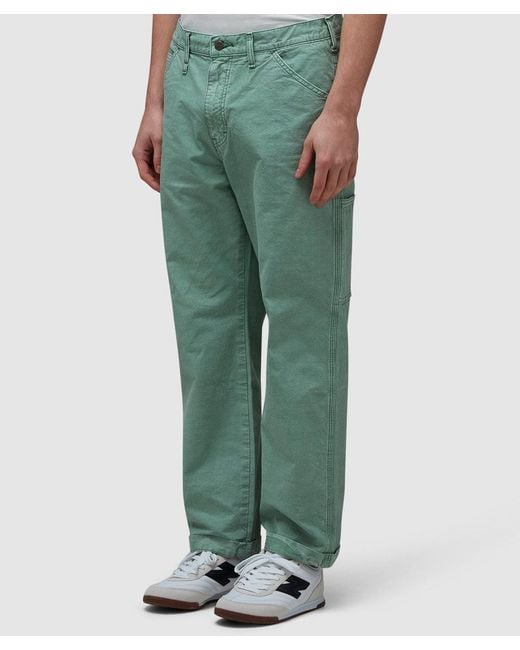 Human Made Green Garment Dyed Painter Pant for men