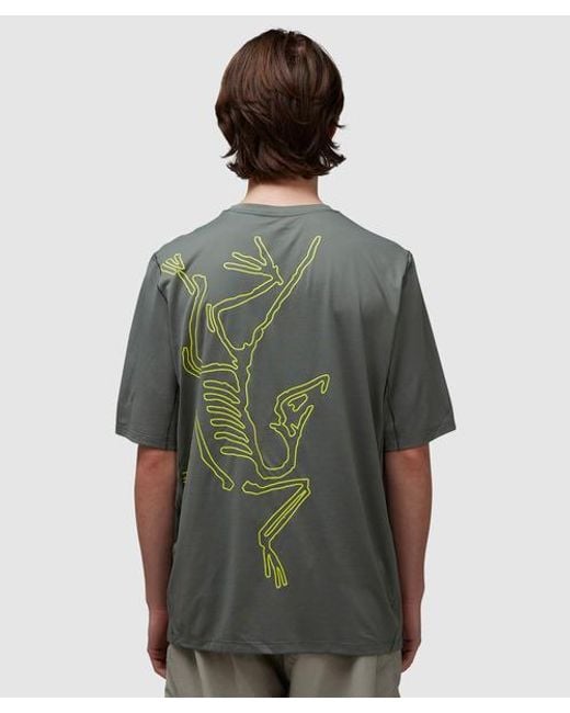 Arc'teryx Green Cormac Arc'bird Logo T-shirt for men