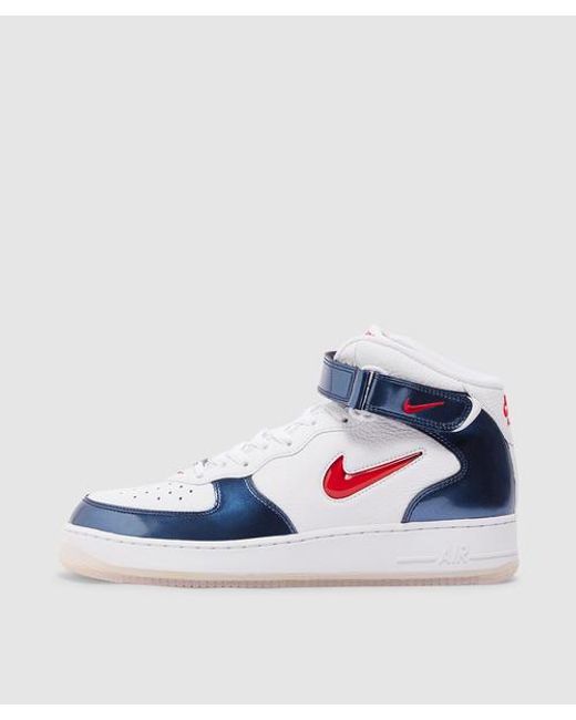 Nike Air Force 1 Mid Qs Sneaker in Blue for Men | Lyst Canada