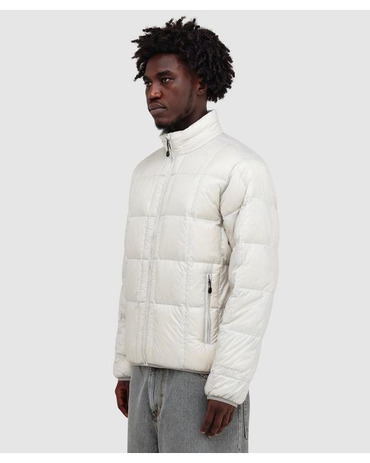 Thisisneverthat White Pertex Light Down Jacket (Stone for men