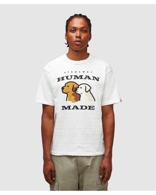 Human Made Graphic Dog T-shirt in White for Men | Lyst