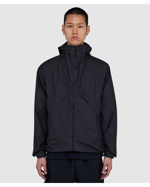 Goldwin Blue Ripstop Hooded Jacket for men
