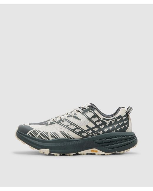Hoka One One Green Speedgoat 2 Sneaker (Alabaster Outer Orbit for men