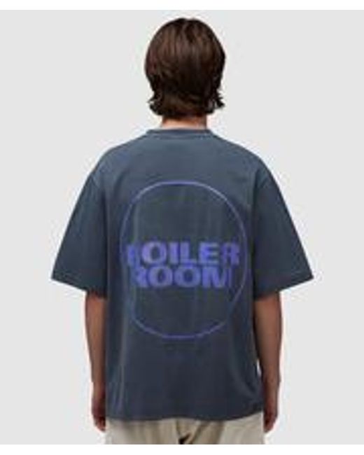BOILER ROOM Blue Core T-shirt for men