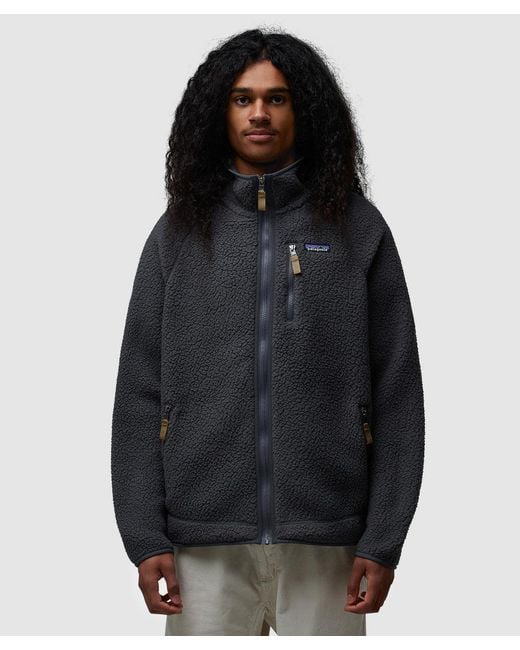 Patagonia Black Retro Pile Jacket for men