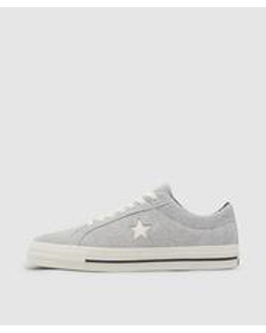 Converse White One Star Pro Suede Sneaker for men