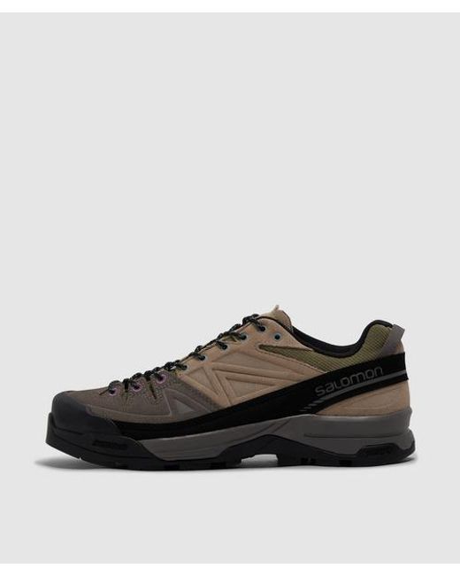 Salomon Lab Brown X-alp Leather Sneaker for men