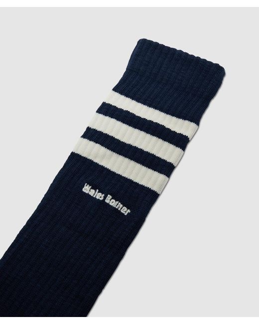 Adidas Originals Blue 3 Stripe Sock