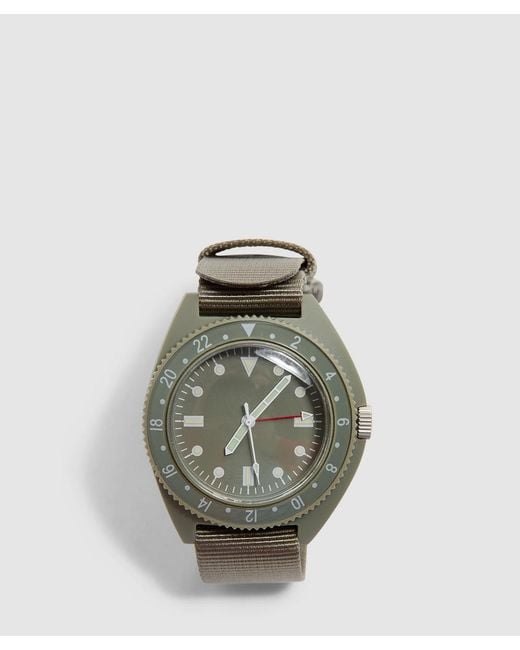 Beams Plus Green Type-P24 Watch (Sage