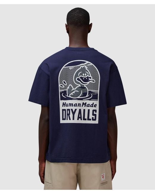 Human Made Blue Dry Alls Swimming Duck T-Shirt
