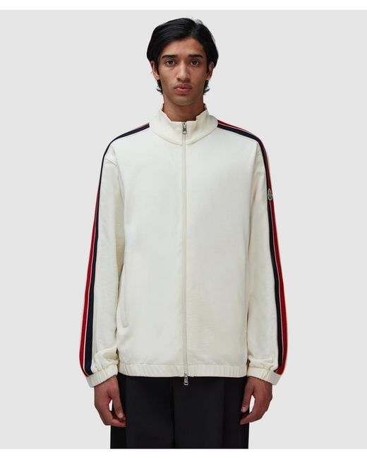 Moncler Gray Striped Jacket for men