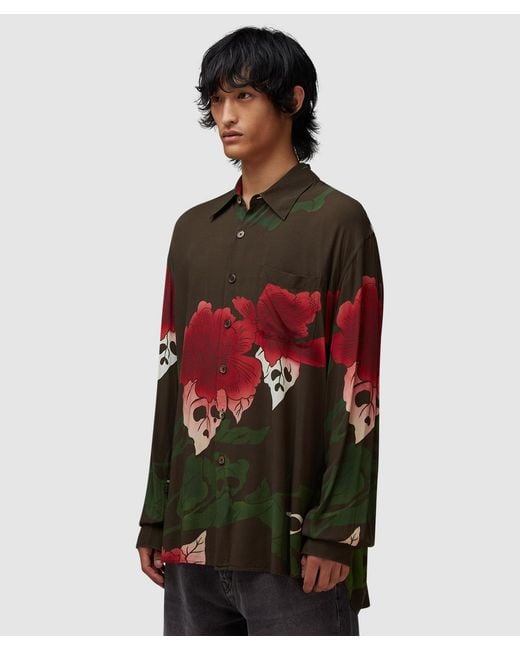 Our Legacy Red Above Shirt (Hell Of Ween Print for men