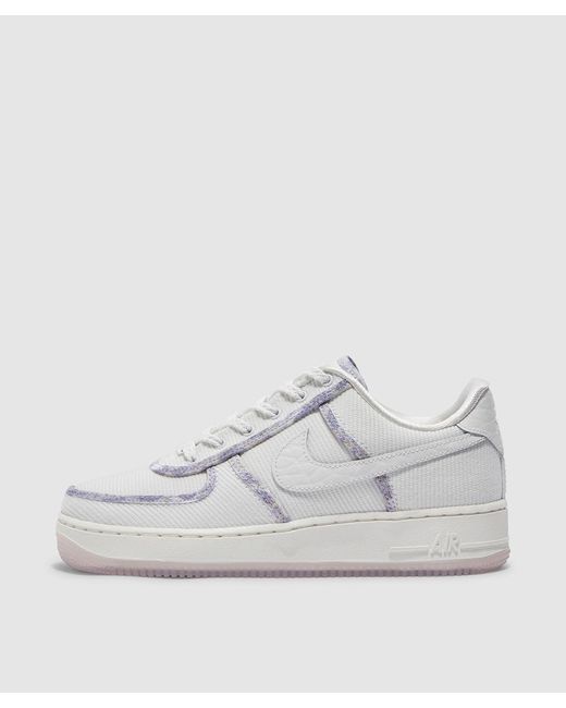 Nike Canvas Air Force 1 Women's in White - Save 52% | Lyst